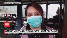 VIDEO: Warung Mi Instan di Puncak Patok Harga Tak Wajar