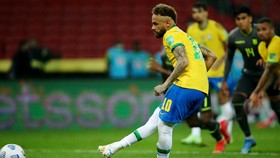 FOTO: Neymar Satu Gol dan Satu Assist, Brasil Sempurna
