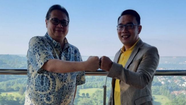 Golkar Tetap Usung Airlangga sebagai Capres meski Ridwan Kamil Gabung