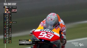 VIDEO: Marquez Melesat Lalu Tercecer di FP2 MotoGP Catalunya