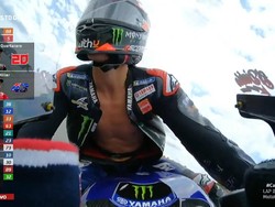 Ngebut dengan Baju Balap Terbuka, Mungkin Nggak Quartararo Masuk Angin?
