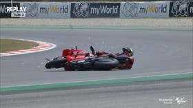 VIDEO: Momen Miller Jatuh di Kualifikasi MotoGP Catalunya