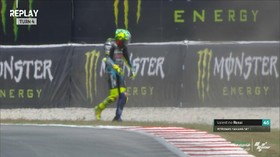 VIDEO: Rossi Kecelakaan di Kualifikasi MotoGP Catalunya