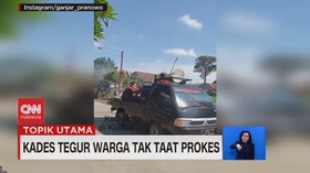VIDEO: Kades Tegur Warga Tak Taat Prokes