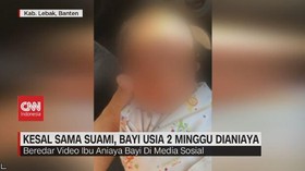 VIDEO: Kesal Sama Suami, Bayi Usia 2 Minggu Dianiaya