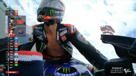 VIDEO: Momen Quartararo Buka Baju di MotoGP Catalunya