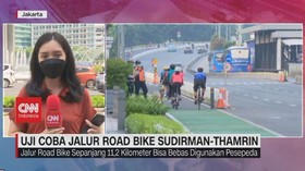 VIDEO: Uji Coba Jalur Road Bike Sudirman-Thamrin