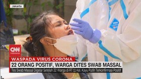 VIDEO: 22 Orang Positif, Warga Dites Swab Massal