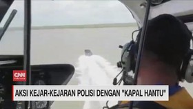 VIDEO: Aksi Kejar-kejaran Polisi dengan Kapal Hantu