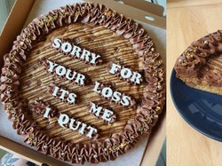 Berhenti Kerja, Wanita Ini Bikin Kue dengan Ucapan Sindiran untuk Bosnya!