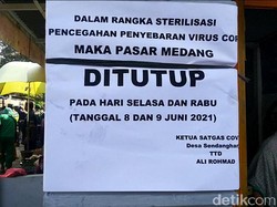 5 Pedagang Positif Corona, Pasar Medang Blora Ditutup