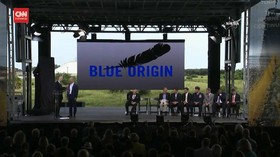 VIDEO: Jeff Bezos, Miliarder Pertama Terbang ke Luar Angkasa