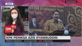 VIDEO: Aziz Syamsuddin Diperiksa KPK