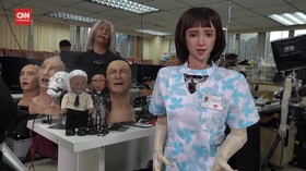 VIDEO: Robot Humanoid Teman Curhat Korban Pandemi Covid-19