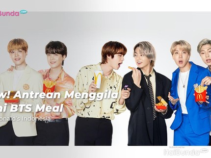 Wow! Antrean Menggila demi BTS Meal di McDonald's Indonesia