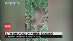 VIDEO: Bayi Dibuang di Kebun Kosong