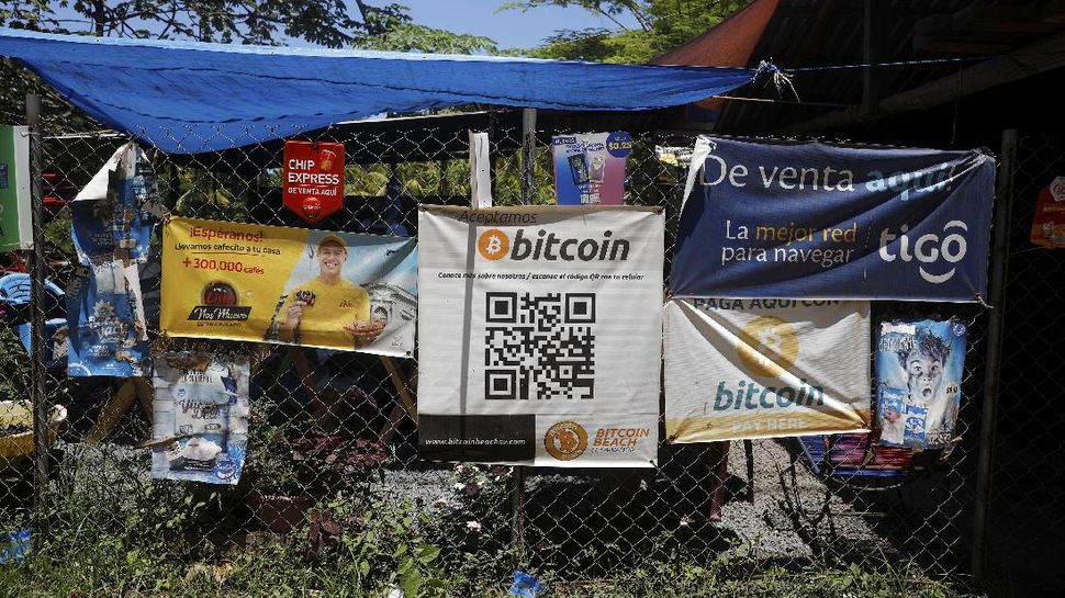 Foto El Salvador Pakai Bitcoin Jadi Alat Pembayaran Sah