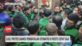 VIDEO: Ojol Protes Sanksi Pembatalan Otomatis Di Resto