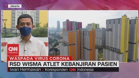 VIDEO: RSD Wisma Atlet Kebanjiran Pasien