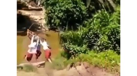 Siswa SD Flying Fox, KPAI Dorong Dana Desa untuk Jembatan
