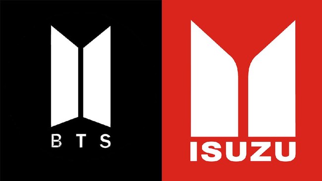 Usai viral BTS Meal kemarin, kini Netizen ramai membahas logo BTS di BTS Meal yang mirip logo Isuzu.