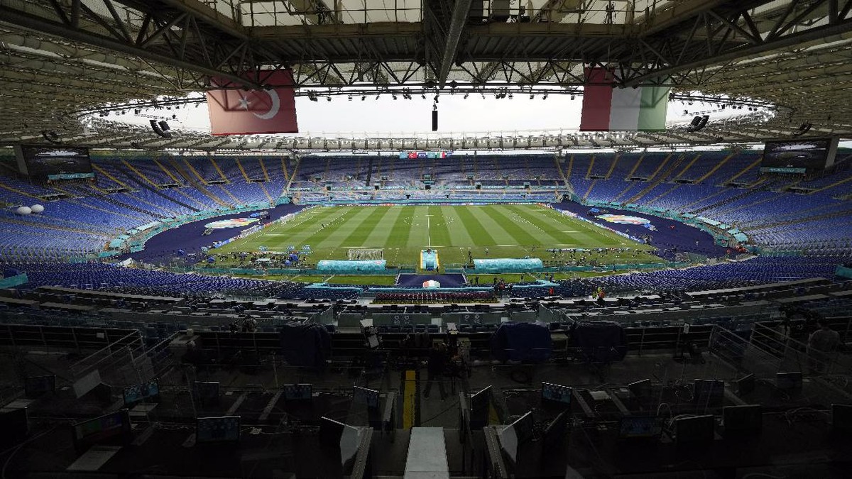 FOTO: Persiapan Turki vs Italia Jelang Pembuka Euro