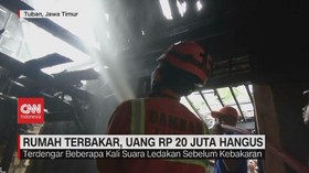 VIDEO: Rumah Terbakar, Uang 20 Juta Hangus