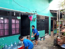 Pipa PAM Sejumlah Rumah di Tipar Cakung Mampet Gegara Pembangunan Got
