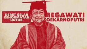 INFOGRAFIS: Deret Gelar Kehormatan Megawati Soekarnoputri