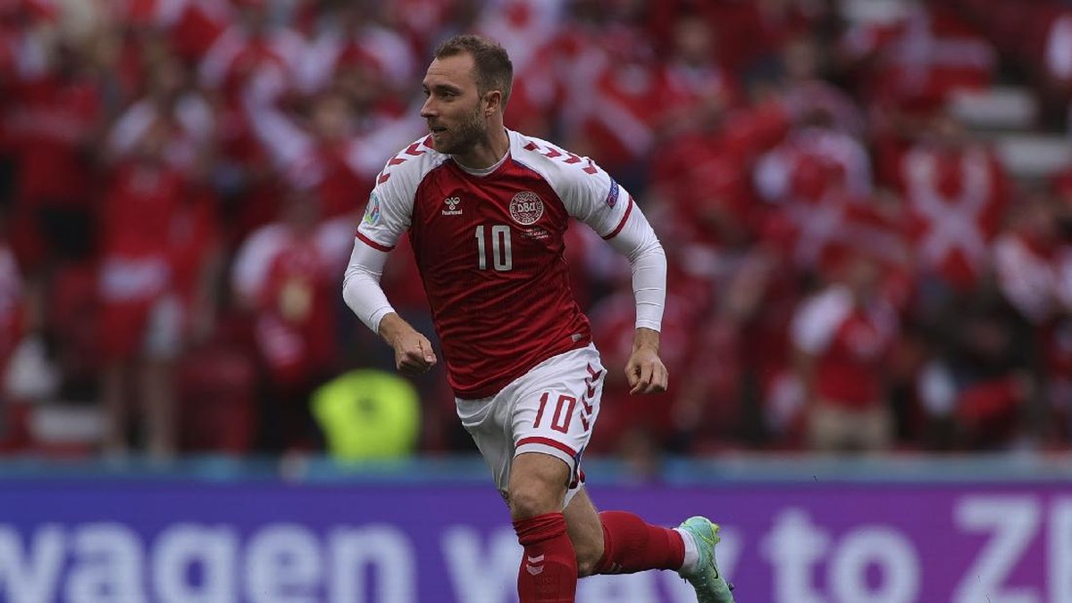 FOTO: Haru dan Cinta untuk Eriksen di Euro 2020