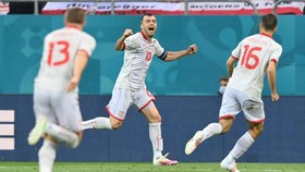 Makedonia Utara Imbangi Austria di Babak Pertama Euro 2020