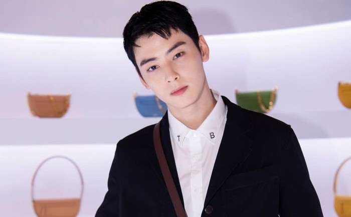 Kehadiran Cha Eun Woo di sebuah mall sempat membuat heboh pengunjung. Mereka terkesan ketika melihat Cha Eun Woo dari dekat karena visualnya yang tidak nyata / foto: instagram.com/koreadispatch