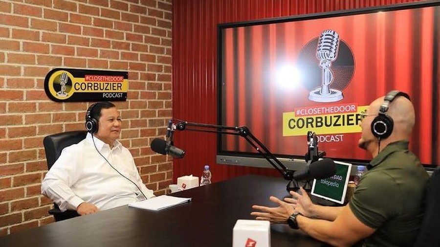 Prabowo Subianto dan Deddy Corbuzier