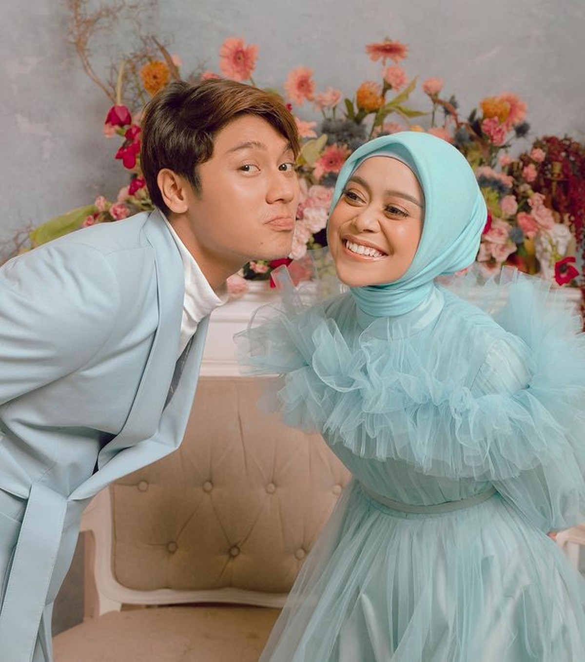 Momen mesra pre wedding Rizky Billar dan Lesti Kejora