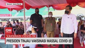 VIDEO: Presiden Tinjau Vaksinasi Massal Covid-19