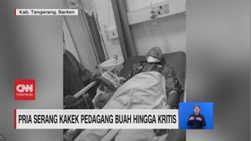 VIDEO: Pria Serang Kakek Pedagang Buah Hingga Kritis