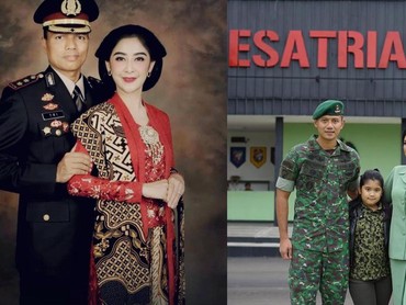 Deretan Artis Cantik yang Dinikahi Polisi dan TNI