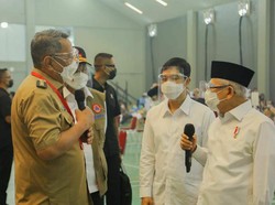 Pesan Maruf Amin ke Walkot Tangsel soal Vaksinasi hingga Prokes