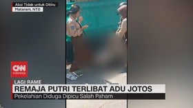 VIDEO: Remaja Putri Terlibat Adu Jotos