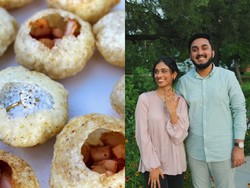 So Sweet! Pria Sembunyikan Cincin Berlian di dalam Makanan untuk Lamar Kekasih