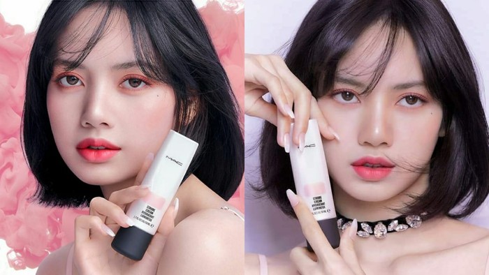 Tampil Flawless dengan serangkain produk dari MAC, Lisa menggunakan MAC Strobe Cream in PinkLite ini sebagai pelembab dan liquid highlighter. Produk lainnya bisa dilihat di caption instagram @maccosmetics yang di upload pada tanggal 14 juni 2021 kemarin. (Pict : MAC Cosmetics)