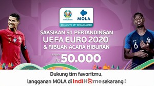 IndiHome TV dan Mola Hadirkan Keseruan Euro 2020