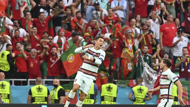 Portugal akan menghadapi Prancis pada laga terakhir Grup F Euro 2020 (Euro 2021). Berikut fakta jelang Portugal vs Prancis.