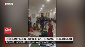 VIDEO: Deretan Pasien Covid-19 Antre Kamar Rumah Sakit