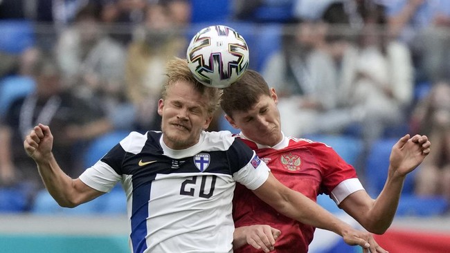 FOTO: Rusia Menang di Laga Keras Lawan Finlandia