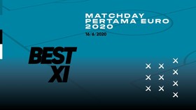INFOGRAFIS: Best 11 Matchday 1 Euro 2020, Ronaldo Masuk