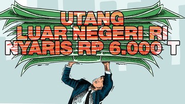 Infografis/Panik nggak! Utang Luar Negeri RI Nyaris Rp 6.000 T/Aristya Rahadian