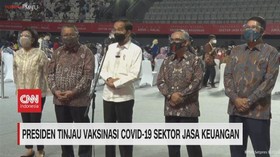 VIDEO: Presiden Tinjau Vaksinasi Covid19 Sektor Jasa Keuangan