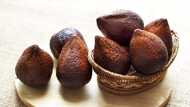 Salak fruit is a tropical fruit native from Java island, Indonesia