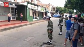 VIDEO: Ledakan Bom Mobil di Kolombia, 36 Orang Luka-luka
